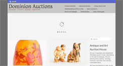 Desktop Screenshot of dominionantiques.com