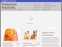 Tablet Screenshot of dominionantiques.com